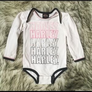 Harley Davidson onesie/ 12 month